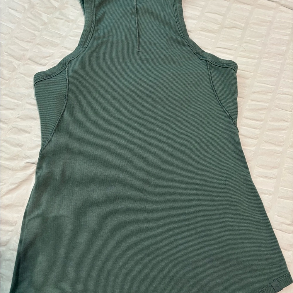 lululemon athletica Moss Green Ribbed Tank
